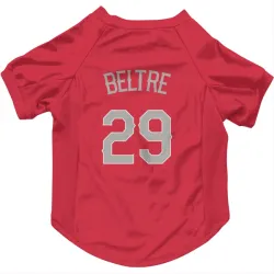 Texas Rangers Adrian Beltre Red Pet Jersey for Dog & Cat