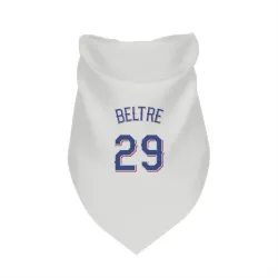 Texas Rangers Adrian Beltre White Pet Bandana for Dog & Cat