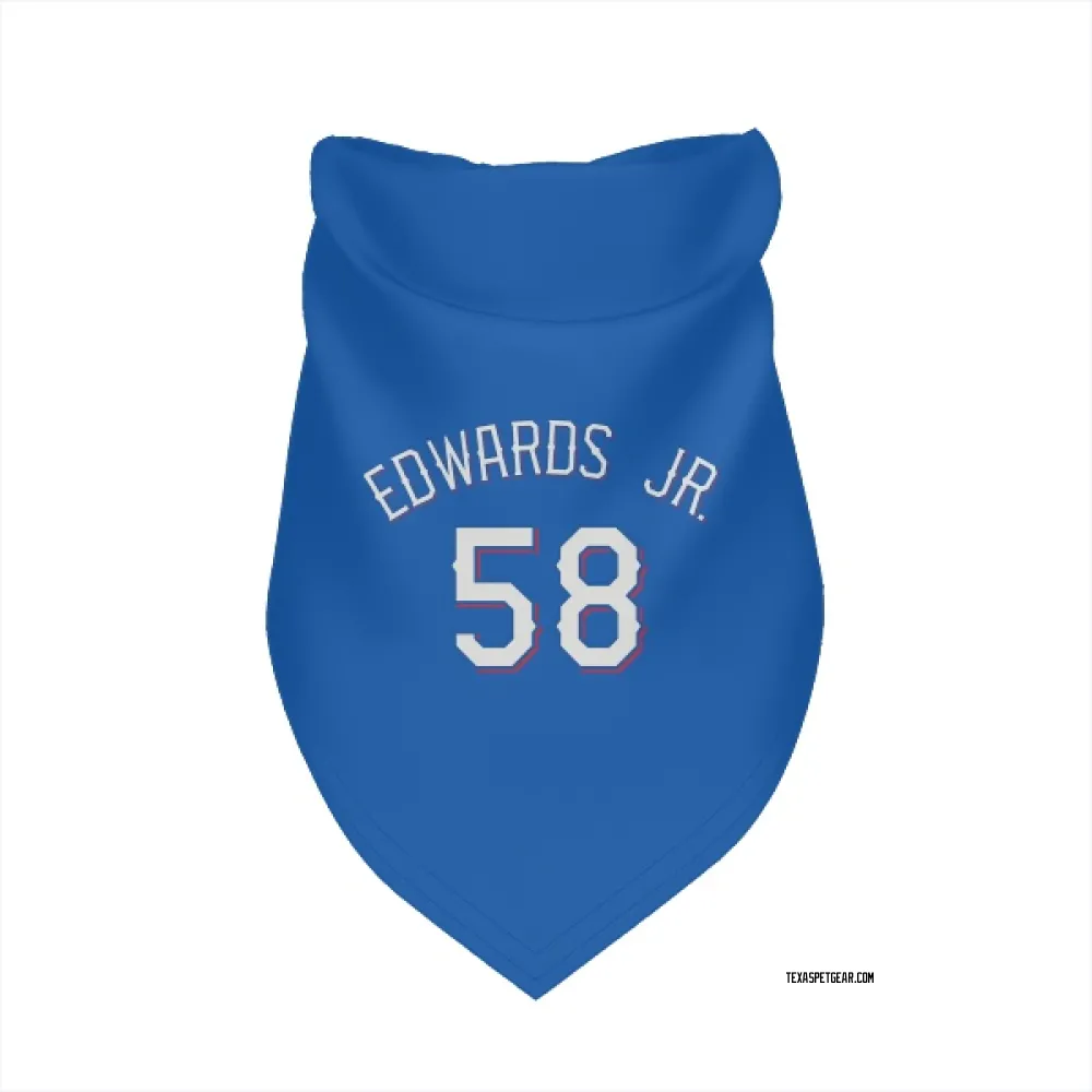 Texas Rangers Carl Edwards Jr. Royal Pet Bandana for Dog & Cat