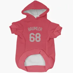 Texas Rangers Carter Baumler Red Pet Hoodie for Dog & Cat
