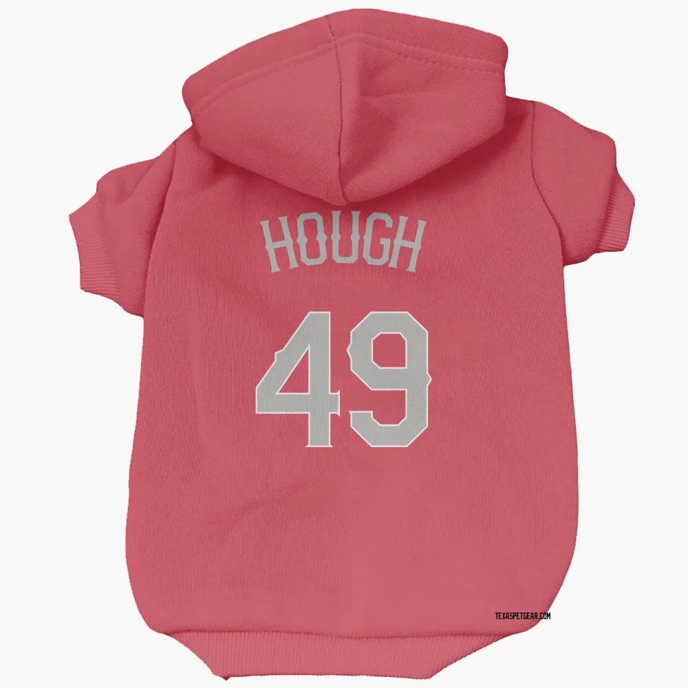 Texas Rangers Charlie Hough Red Pet Hoodie for Dog & Cat