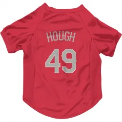 Texas Rangers Charlie Hough Red Pet Jersey for Dog & Cat