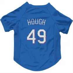 Texas Rangers Charlie Hough Royal Pet Jersey for Dog & Cat
