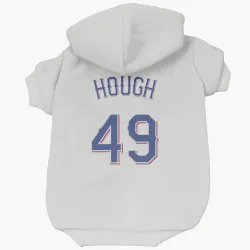 Texas Rangers Charlie Hough White Pet Hoodie for Dog & Cat