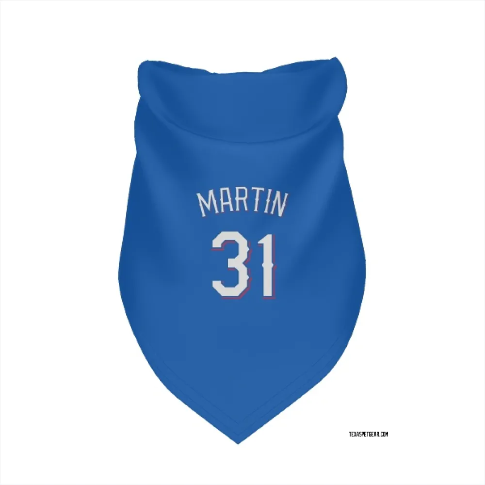 Texas Rangers Chris Martin Royal Pet Bandana for Dog & Cat