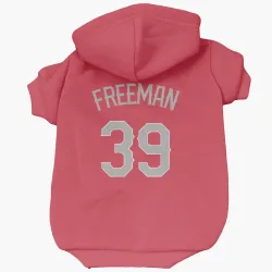 Texas Rangers Cody Freeman Red Pet Hoodie for Dog & Cat