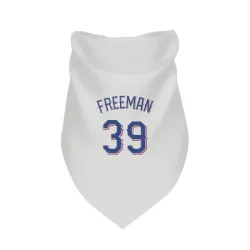 Texas Rangers Cody Freeman White Pet Bandana for Dog & Cat