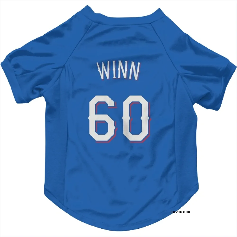 Texas Rangers Cole Winn Royal Pet Jersey for Dog & Cat