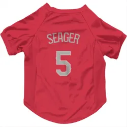 Texas Rangers Corey Seager Red Pet Jersey for Dog & Cat