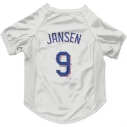Texas Rangers Danny Jansen White Pet Jersey for Dog & Cat