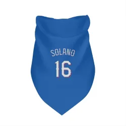 Texas Rangers Donovan Solano Royal Pet Bandana for Dog & Cat