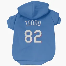 Texas Rangers Emiliano Teodo Royal Pet Hoodie for Dog & Cat