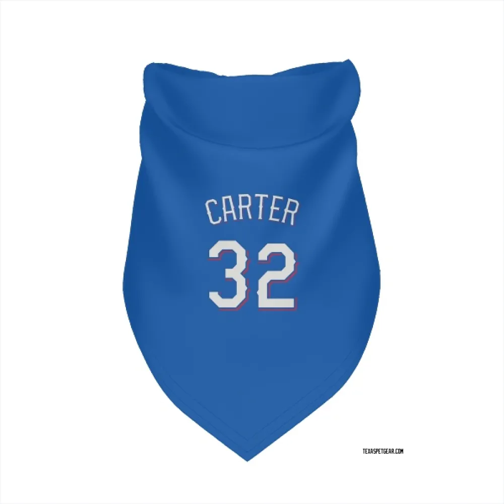 Texas Rangers Evan Carter Royal Pet Bandana for Dog & Cat