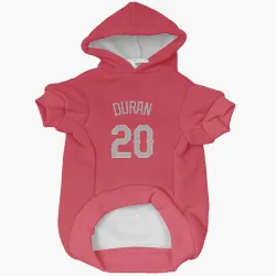 Texas Rangers Ezequiel Duran Red Pet Hoodie for Dog & Cat