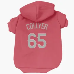 Texas Rangers Gavin Collyer Red Pet Hoodie for Dog & Cat