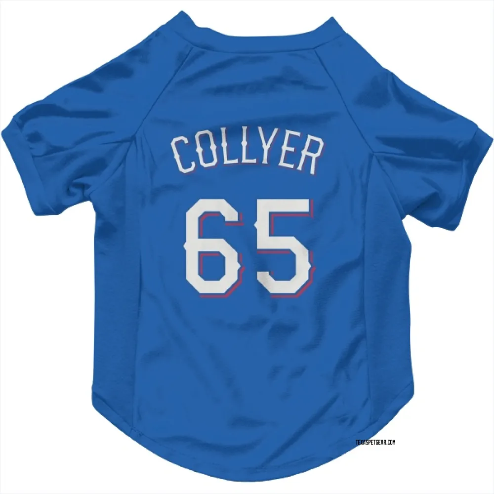 Texas Rangers Gavin Collyer Royal Pet Jersey for Dog & Cat