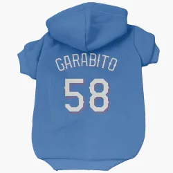 Texas Rangers Gerson Garabito Royal Pet Hoodie for Dog & Cat