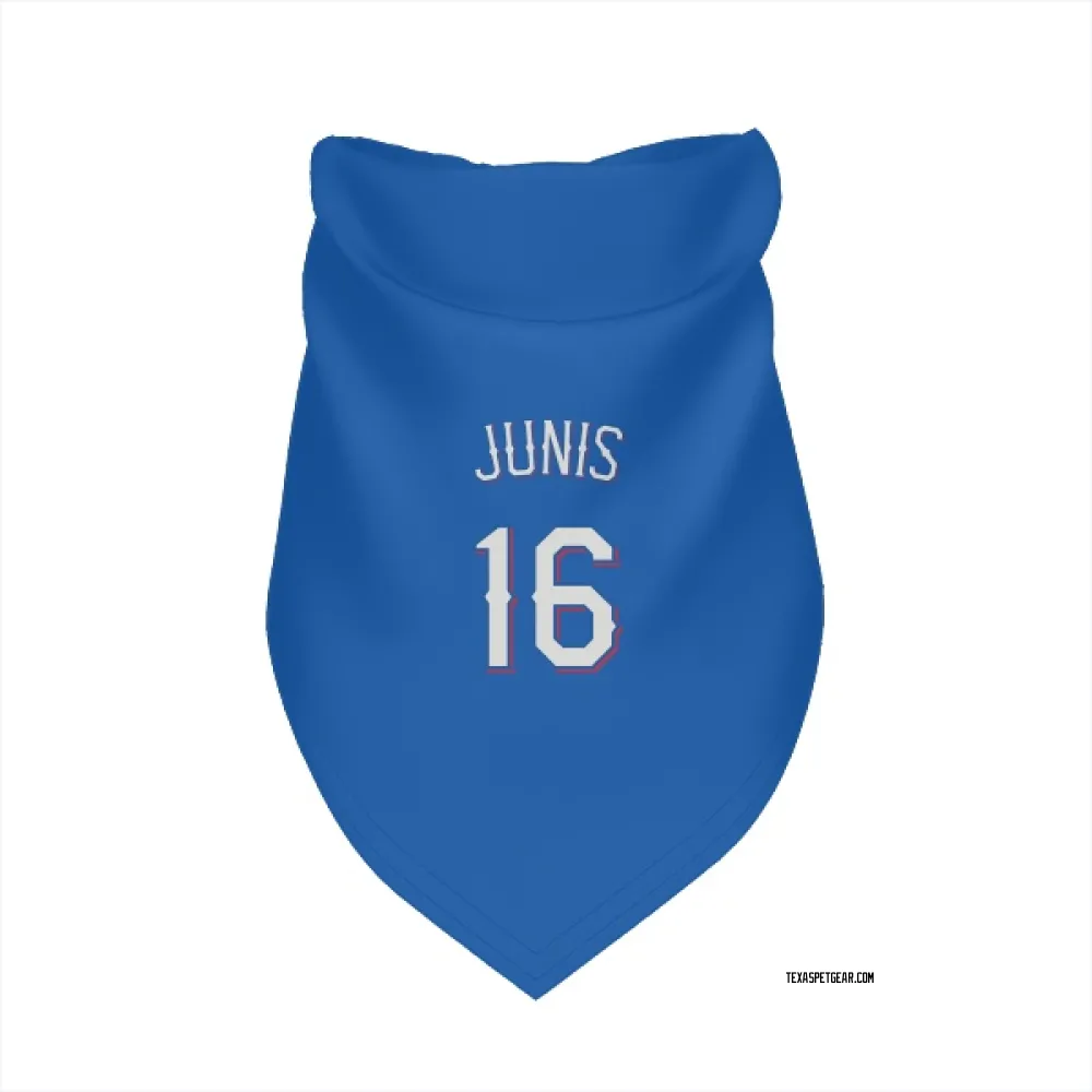 Texas Rangers Jakob Junis Royal Pet Bandana for Dog & Cat