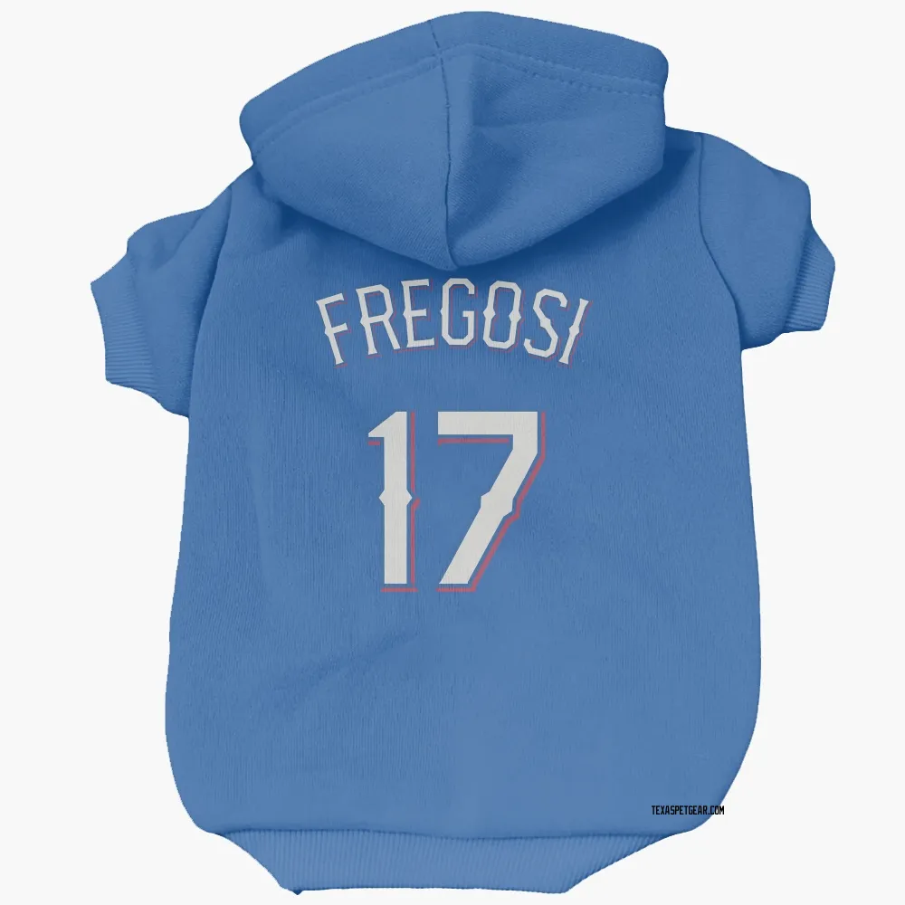 Texas Rangers Jim Fregosi Royal Pet Hoodie for Dog & Cat