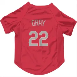 Texas Rangers Jon Gray Red Pet Jersey for Dog & Cat