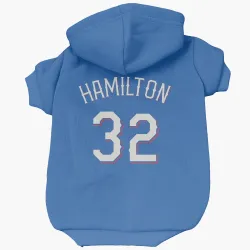 Texas Rangers Josh Hamilton Royal Pet Hoodie for Dog & Cat