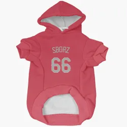 Texas Rangers Josh Sborz Red Pet Hoodie for Dog & Cat