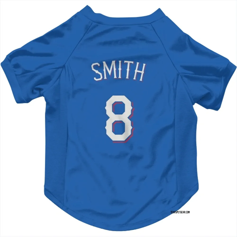 Texas Rangers Josh Smith Royal Pet Jersey for Dog & Cat