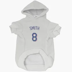 Texas Rangers Josh Smith White Pet Hoodie for Dog & Cat