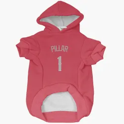 Texas Rangers Kevin Pillar Red Pet Hoodie for Dog & Cat