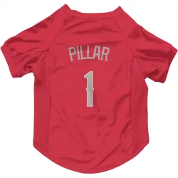 Texas Rangers Kevin Pillar Red Pet Jersey for Dog & Cat