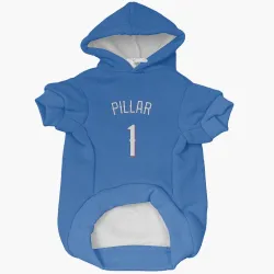 Texas Rangers Kevin Pillar Royal Pet Hoodie for Dog & Cat