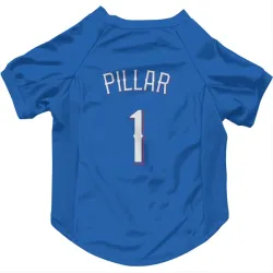Texas Rangers Kevin Pillar Royal Pet Jersey for Dog & Cat