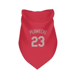 Texas Rangers Kevin Plawecki Red Pet Bandana for Dog & Cat