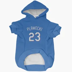 Texas Rangers Kevin Plawecki Royal Pet Hoodie for Dog & Cat