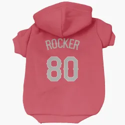 Texas Rangers Kumar Rocker Red Pet Hoodie for Dog & Cat