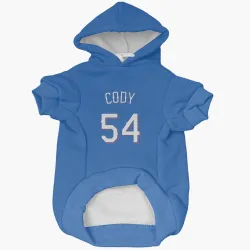 Texas Rangers Kyle Cody Royal Pet Hoodie for Dog & Cat