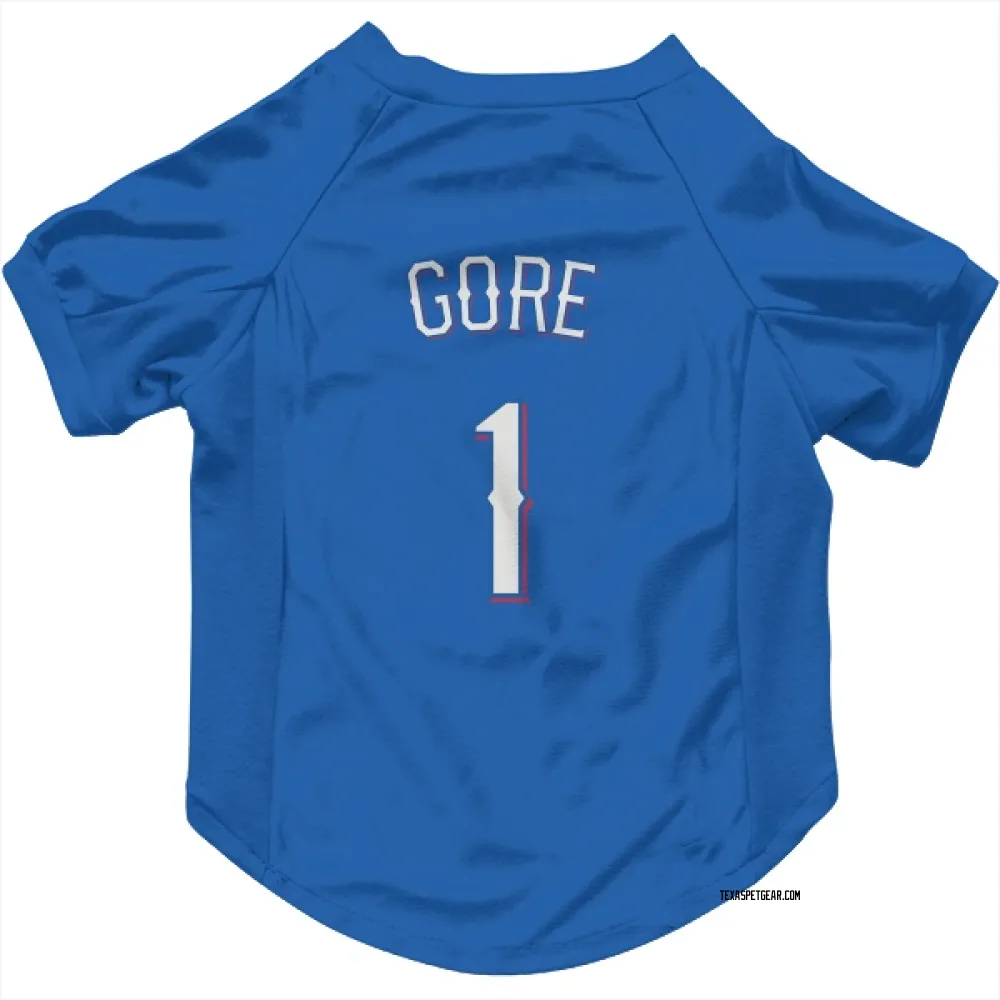 Texas Rangers MacKenzie Gore Royal Pet Jersey for Dog & Cat