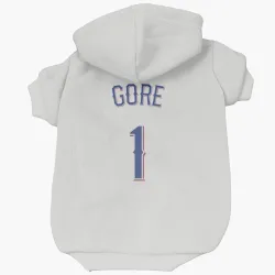 Texas Rangers MacKenzie Gore White Pet Hoodie for Dog & Cat