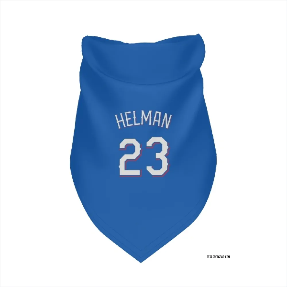 Texas Rangers Michael Helman Royal Pet Bandana for Dog & Cat