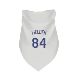 Texas Rangers Prince Fielder White Pet Bandana for Dog & Cat