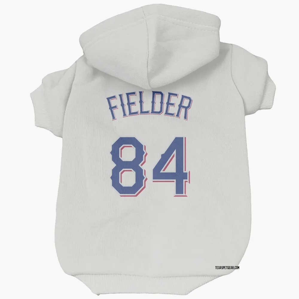 Texas Rangers Prince Fielder White Pet Hoodie for Dog & Cat