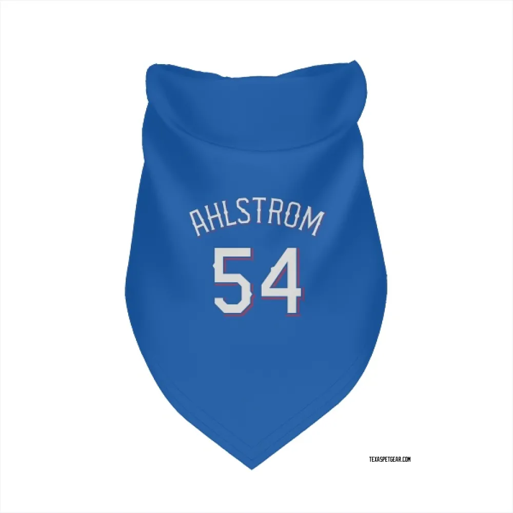 Texas Rangers Robert Ahlstrom Royal Pet Bandana for Dog & Cat