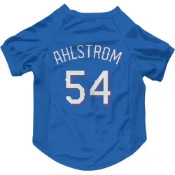 Texas Rangers Robert Ahlstrom Royal Pet Jersey for Dog & Cat