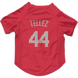 Texas Rangers Rowdy Tellez Red Pet Jersey for Dog & Cat