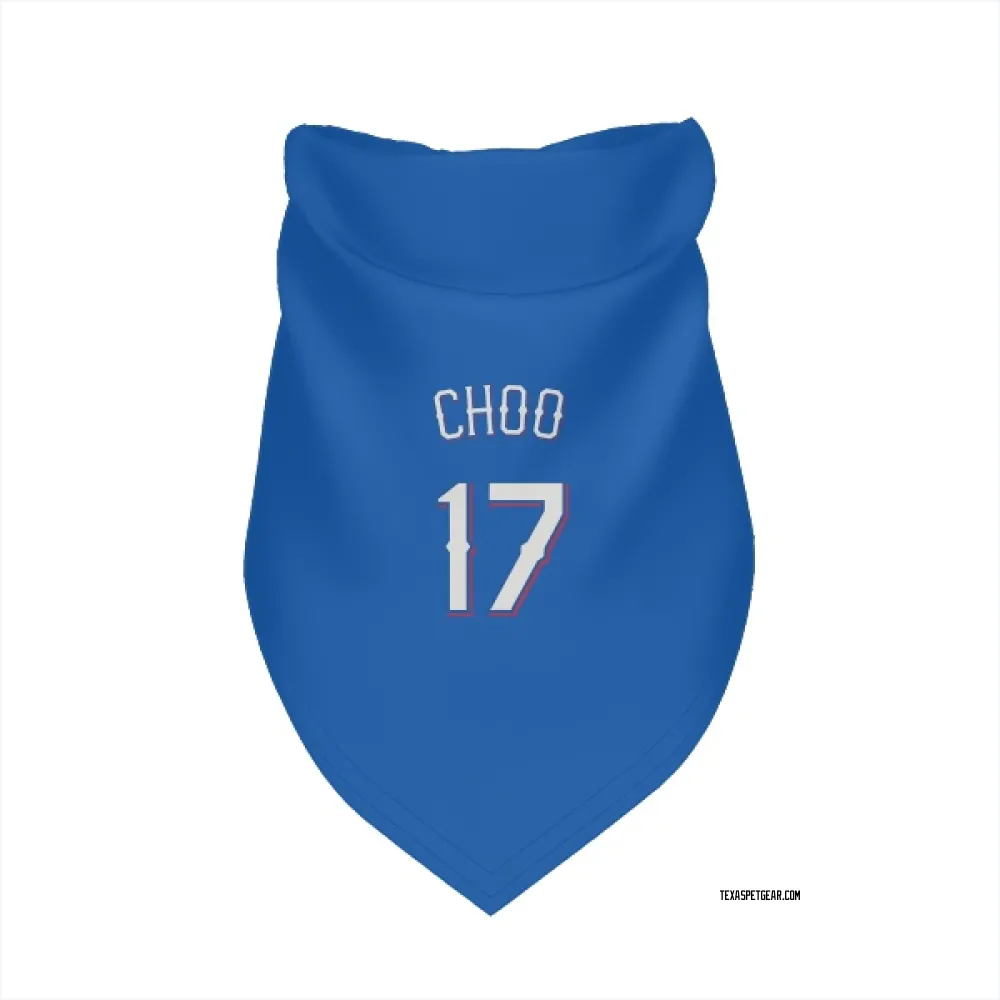 Texas Rangers Shin-Soo Choo Royal Pet Bandana for Dog & Cat
