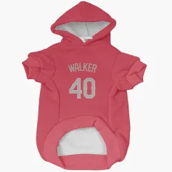 Texas Rangers Steele Walker Red Pet Hoodie for Dog & Cat