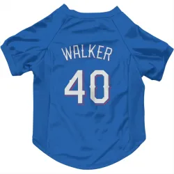 Texas Rangers Steele Walker Royal Pet Jersey for Dog & Cat