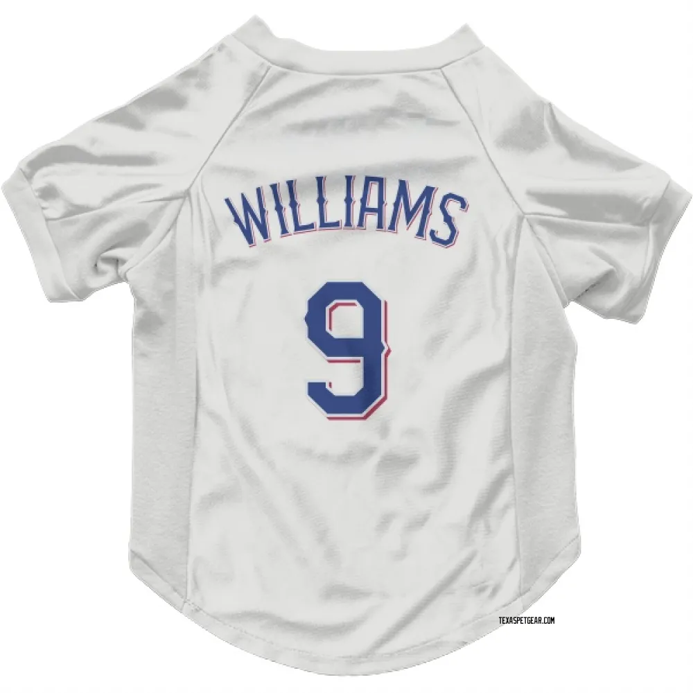 Texas Rangers Ted Williams White Pet Jersey for Dog & Cat