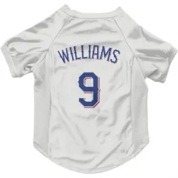 Texas Rangers Ted Williams White Pet Jersey for Dog & Cat