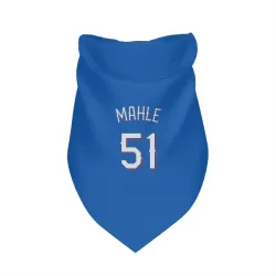 Texas Rangers Tyler Mahle Royal Pet Bandana for Dog & Cat
